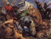 Peter Paul Rubens Tiger-and Lowenjagd oil on canvas